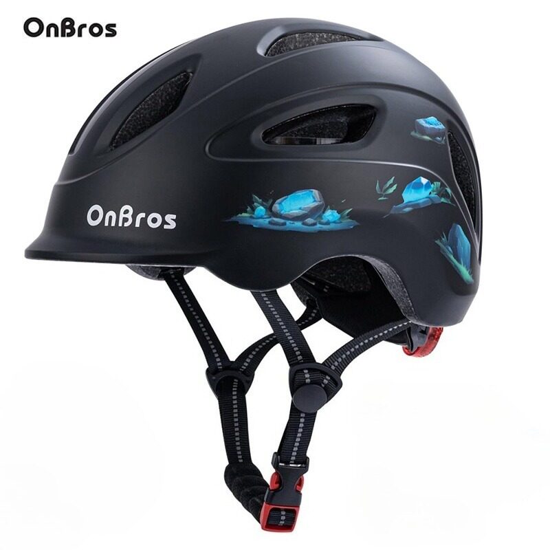 Onbros 儿童头盔男孩四季滑板平衡车骑行护具男女溜冰单车安全盔