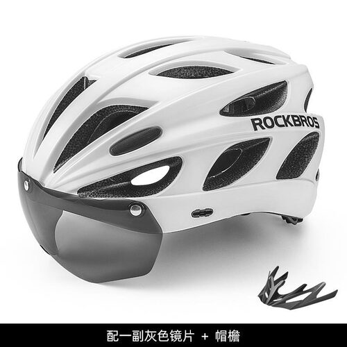 洛克兄弟大码风镜骑行头盔