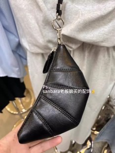 搭配分享小众设计软皮迷你可颂牛角包复古精致挂绳零钱包 泰酷啦
