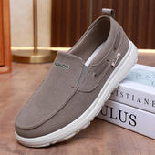 男单鞋 透气休闲爸爸鞋 一脚蹬防滑软底男士 春秋老北京布鞋 百搭潮鞋