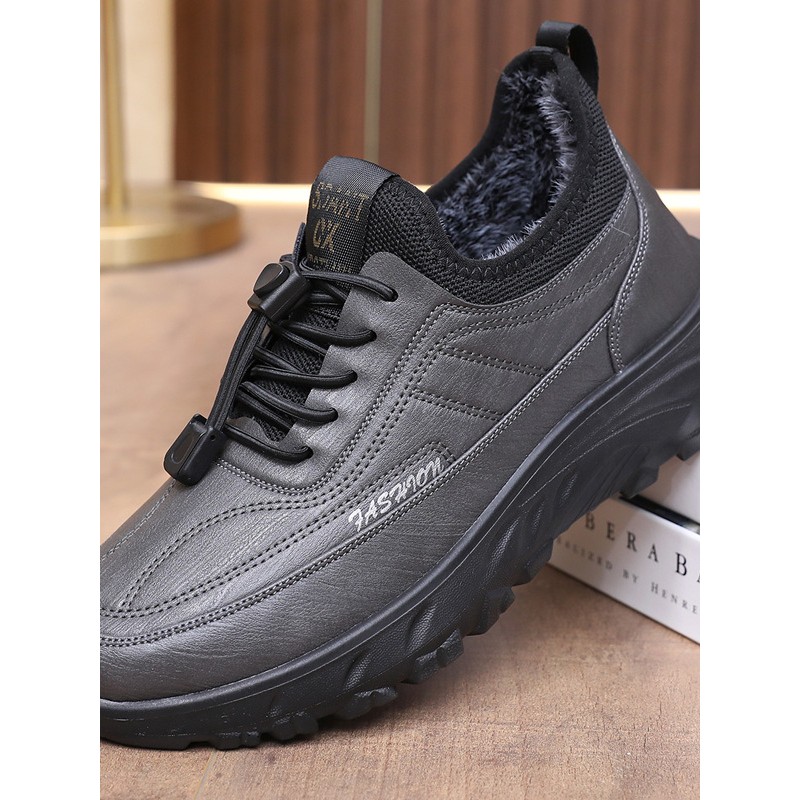 老北京棉鞋冬季加绒加厚男士保暖休闲棉鞋中老年男鞋防滑防水棉靴