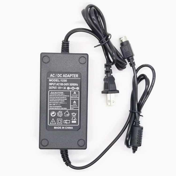 海康威视7804录像机电源适配器LSE0107A1240电源线12V3.33A4针40W