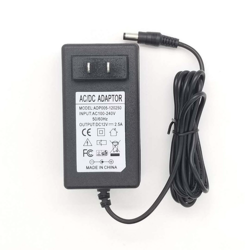 适用志高CHICO迷你便携折叠洗衣机开关电源适配器12V2.5A充电器线