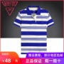 Li Ning áo thun ngắn tay POLO mùa hè sọc thường xuyên hàng loạt cuộc sống thể thao APLJ574 QG - Áo polo thể thao áo thun polo