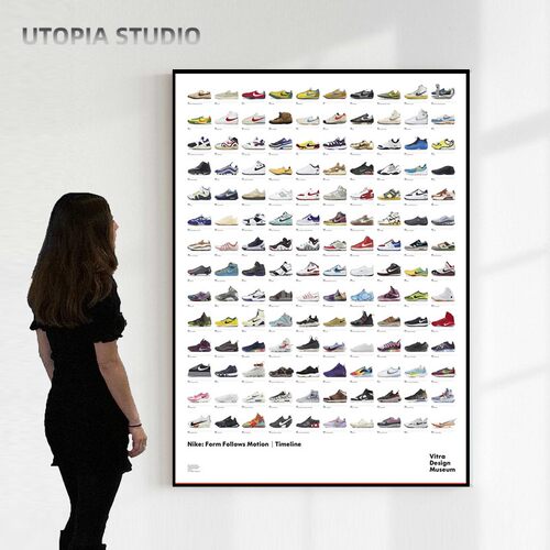Vitra Design Museum| 鞋 Timeline|德国进口原版海报