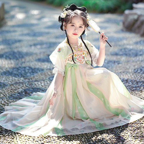 女童汉服夏季古风超仙襦裙