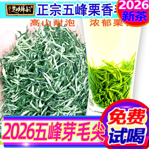 2026年新茶宜昌五峰芽毛尖明前栗香散装耐泡茶叶500g楚峡神韵