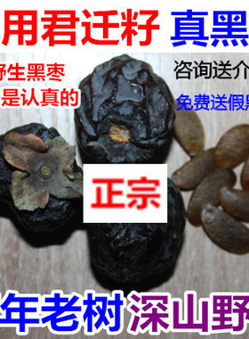 新品原生态天然原产地中药材正宗特级野生黑枣君迁子 多核 非无核