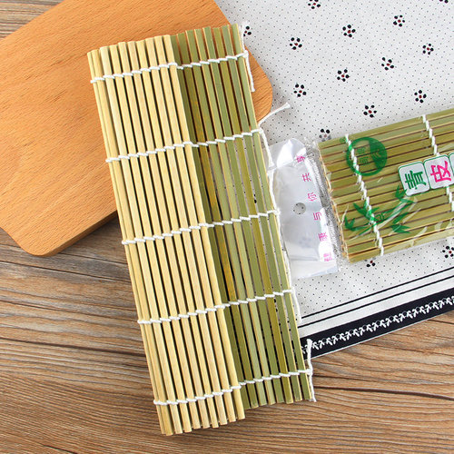 青皮寿司帘子寿司工具家用DIY紫菜包饭竹帘寿司卷帘寿司席寿司帘