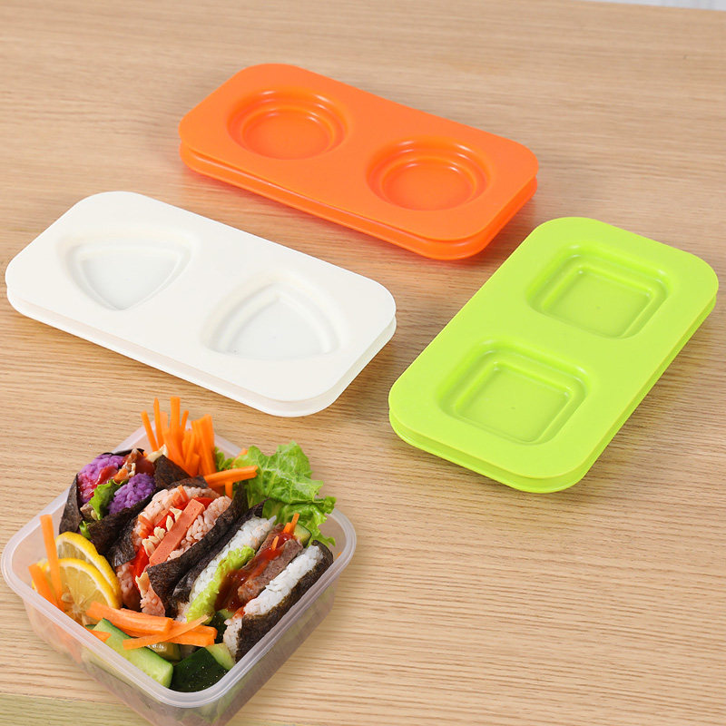 食品级饭团模具米饭包肉米汉堡海苔三明治模具创意便当盒小孩创意
