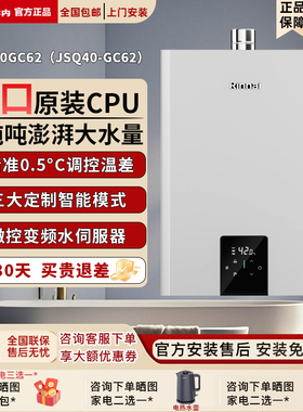 Rinnai/林内燃气热水器GC62鲸吨吨RUS-20GC62小蛮腰MAX 13/16升