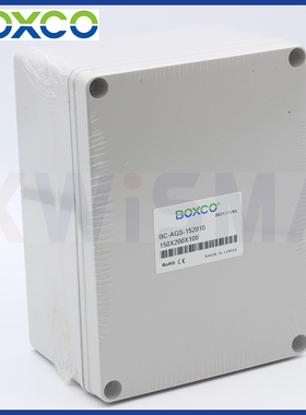 BOXCO原装进口AGS-152010塑料防水接线盒配电箱ABSPC阻燃透明IP67