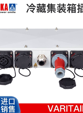 德国原装WISKA进口VARITAIN®船用海事冷藏集装箱插座箱盒IP67