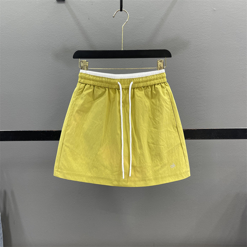 松紧腰工装半身裙女休闲运动短裙