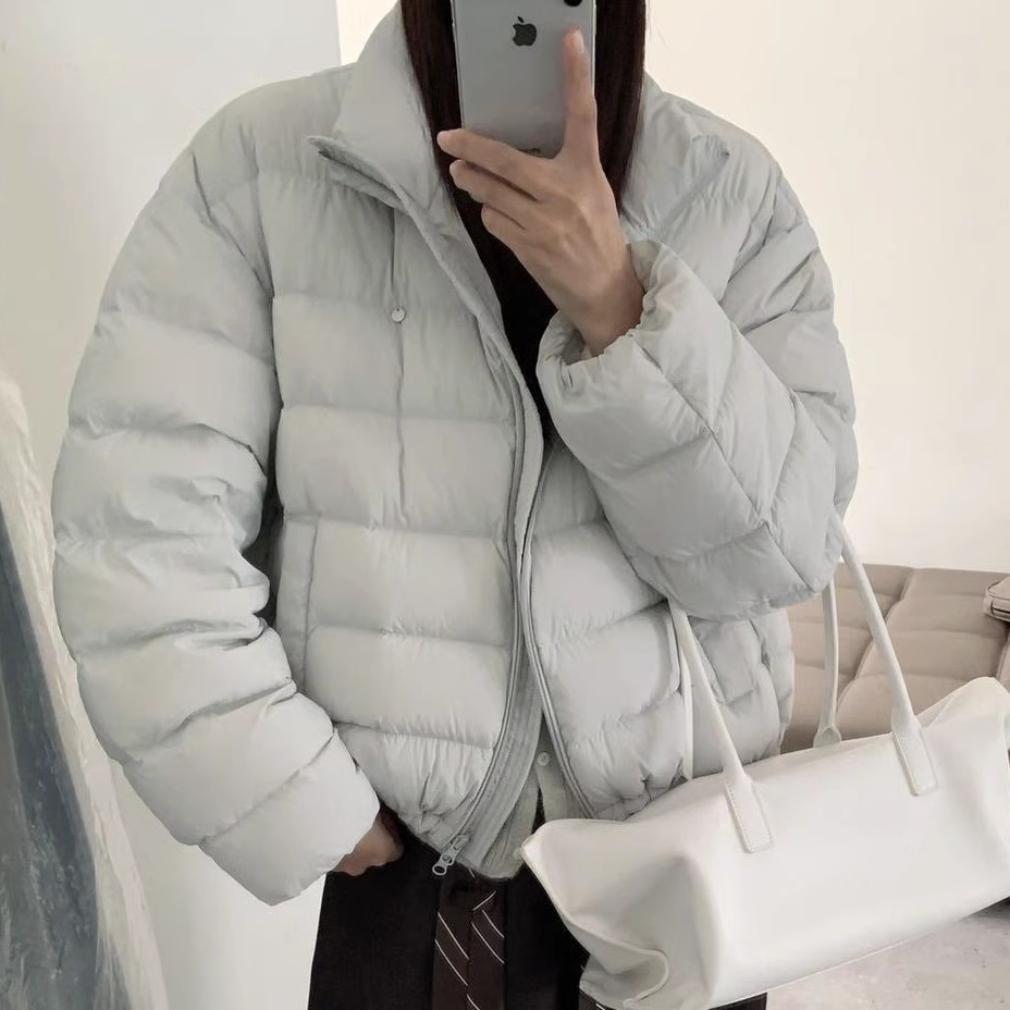 【三星90安心羽绒】排骨羽绒服女