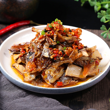 聪厨湖南特产香辣柴火鱼干下饭菜零食火培鱼农家自制半成品美食
