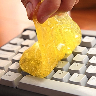 键盘汽车笔记本清洁软胶魔力除尘胶电脑清洁泥车载粘灰尘清洁神器