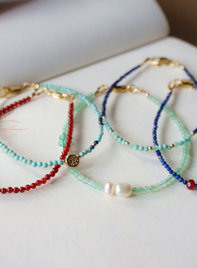 福禄喜欢乐2mm极细手链