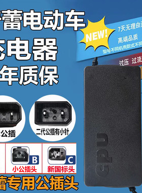 奇蕾电动车充电器72V96V两孔专用