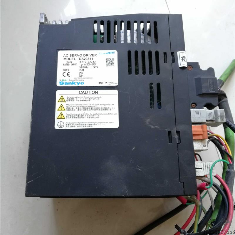 议价拆机二手实图  三协伺服驱动器DA23811 750W原装正品拆机件