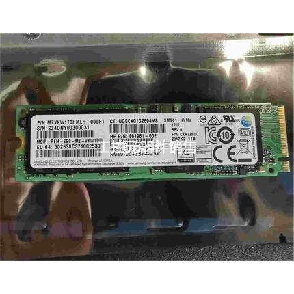 议价三星SM961 1T MLC颗粒 固态硬盘nvme pcie 2280 笔记本台式机