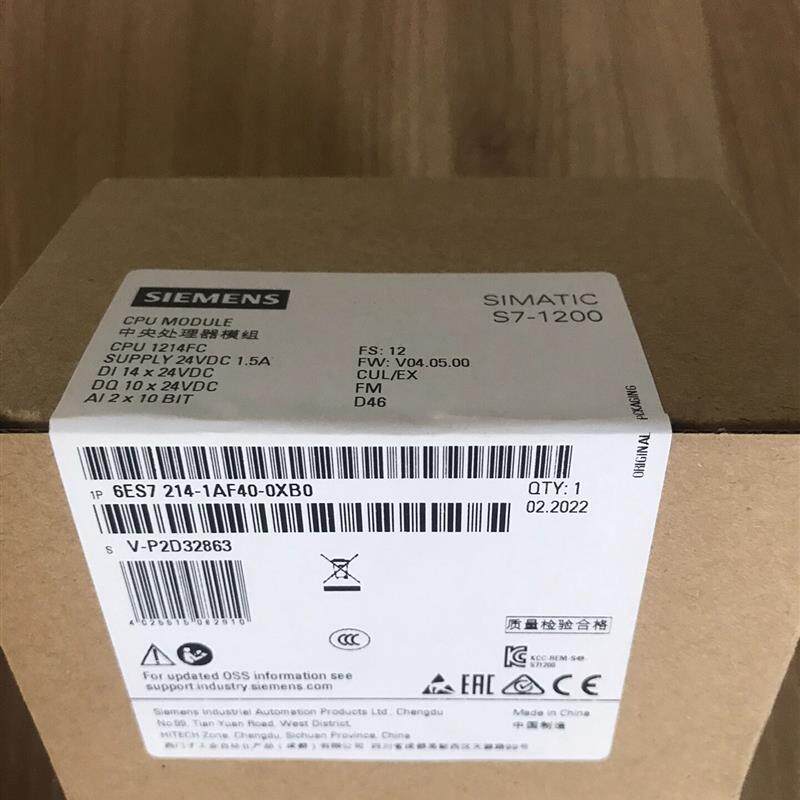 议价6ES7 214-1AF40-0XB0CPU 1214FC 模块 6ES7 214-1AF40-0XB0