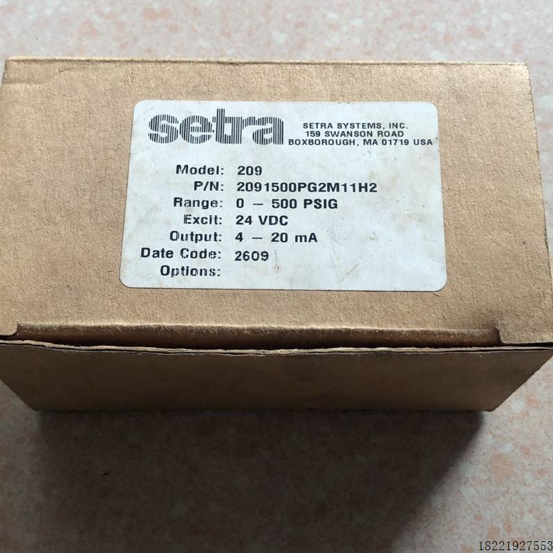 议价J103*全新原装 Setra  209 1500PG2M11H2 实物拍摄 现货