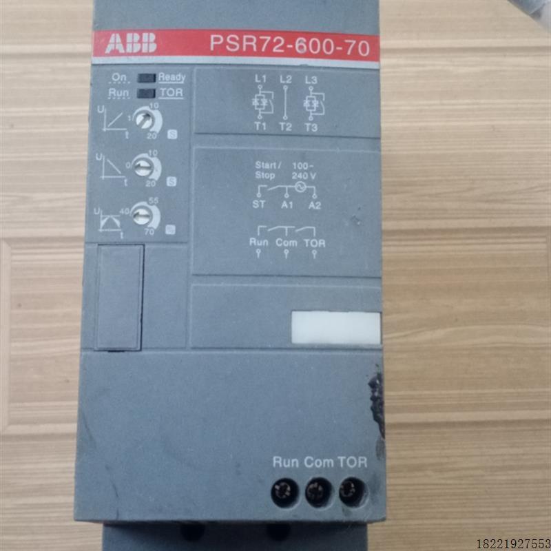 议价B001*ABB软启动器PSR72-600-70  37KW原装拆机现货处理质量包