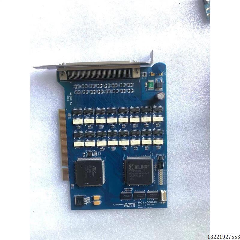 议价现货 AXT 运动控制卡PCI-DB64R REV1.0 V1.1 成色新