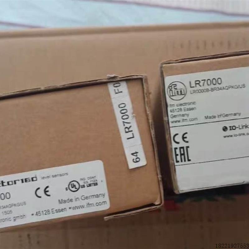 议价IFM易福门 液位计LR7000 导波雷达液位感测器 全新原装正品议