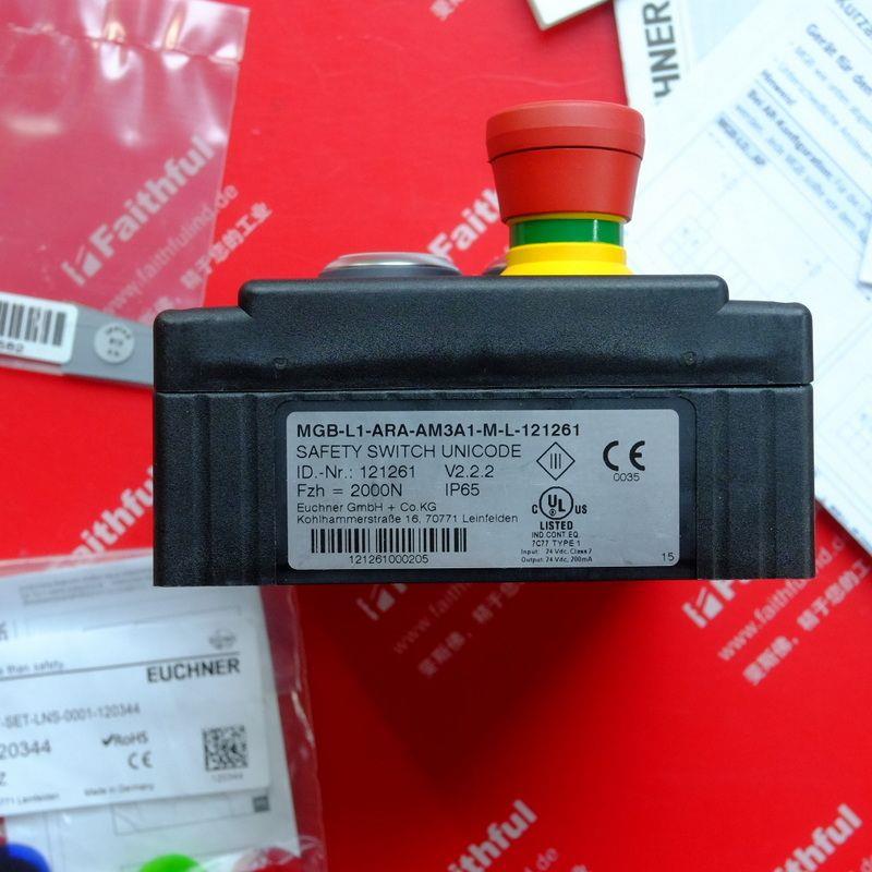 议价Euchner 121261 安士能安全开关 MGB-L1-ARA-AM3A1-M-L-12126