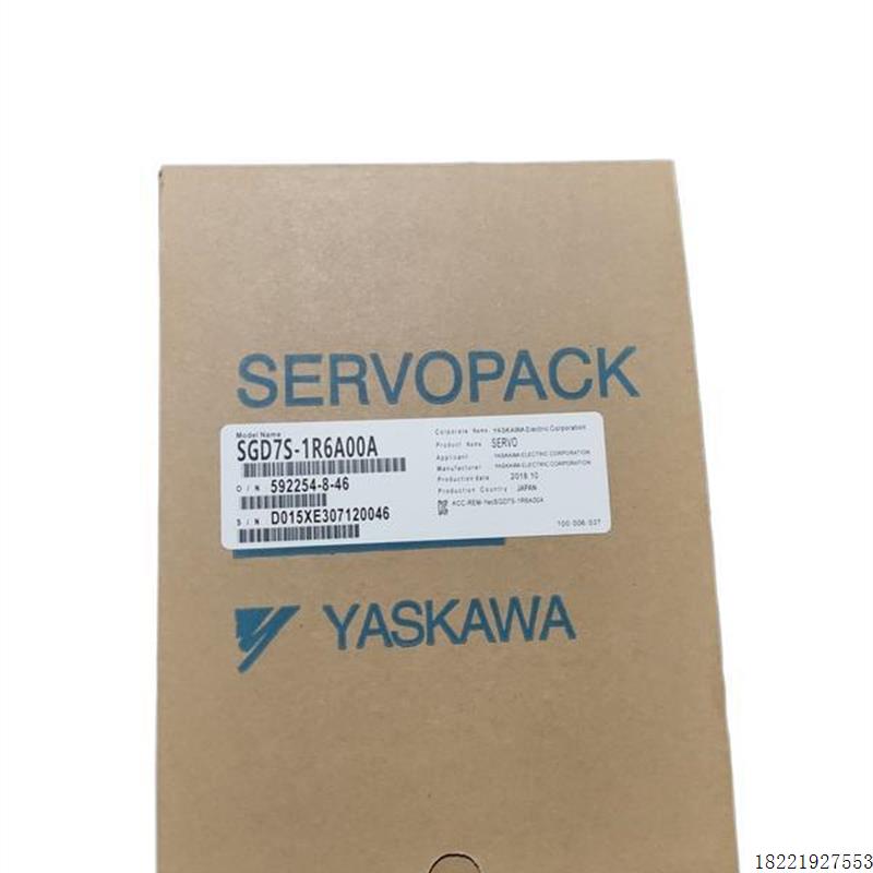 议价SGD7S-1R6A00A安川伺服 原装 正品销售 质保一年 欢迎
