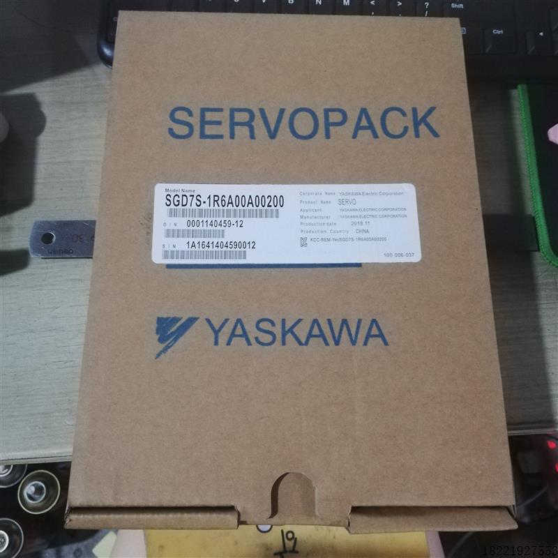 议价SGD7S-1R6A00A00200安川伺服 原装 质保一年 现货销售 欢迎询