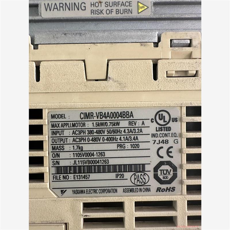 议价商品安川V1000变频器CIMR-VB4A0004BBA 15