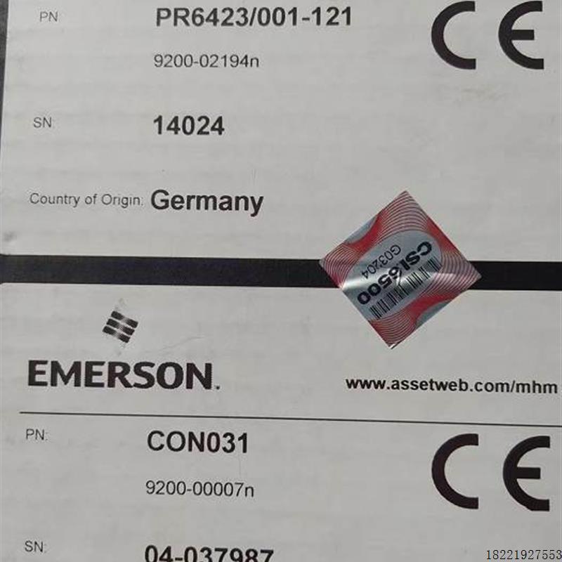 议价EPRO传感器PR6426/000-030 CON21/916-120 9200-04011 9610-0