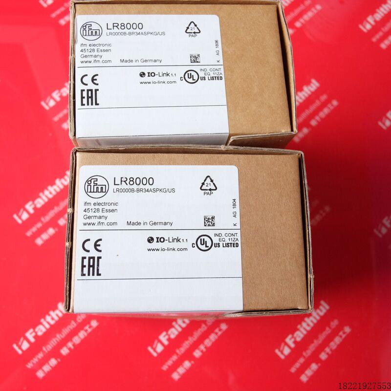 议价IFM LR8000 易福门全新电子液位传感器 LR0000B-BR34ASPKG/US