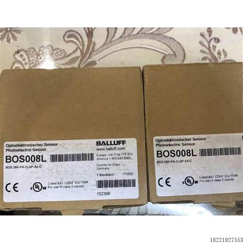 议价Balluff BOS008L 巴鲁夫全新光电传感器 BOS 26K-PA-1LQP-S4-