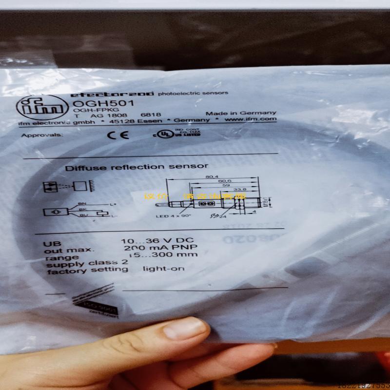 议价易福门传感器OGH501 0GH501现货