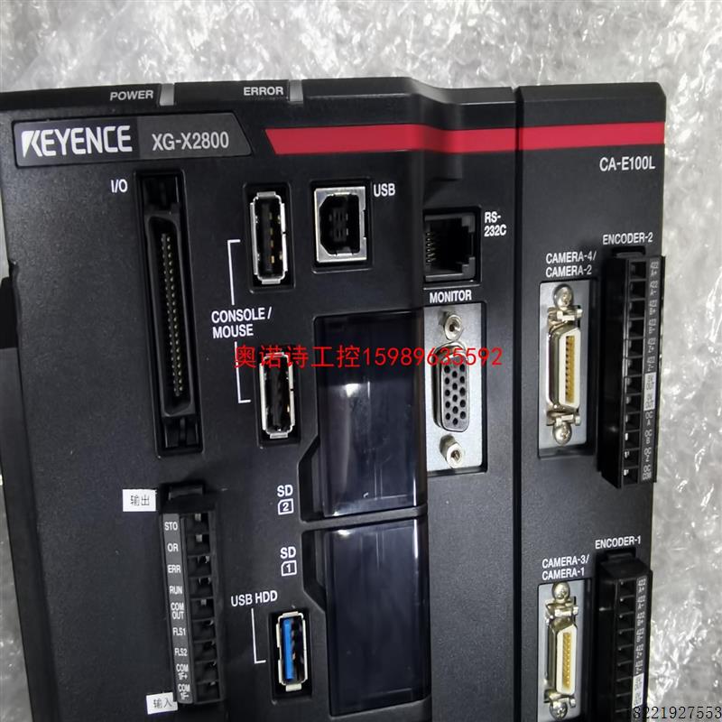 议价[奥诺诗工控]拆机二手基恩士XG-X2800+CA-E100L,带卡能进系