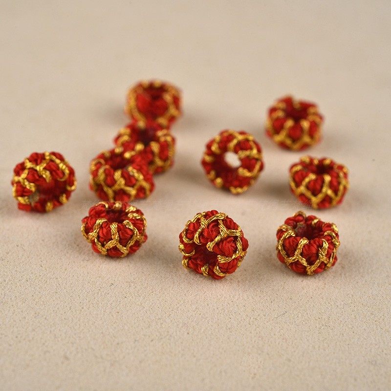 2个/龙鳞结线圈纯手工编织diy隔圈扣本命年红绳手链手绳饰品配饰,饰品/流行首饰/时尚饰品新,其他DIY饰品配件,淘宝优惠券,粉丝福利购,淘宝优惠卷