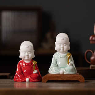 【闲在·Recluse】陶瓷金榜题名文昌帝君书桌摆件文曲星君书房家