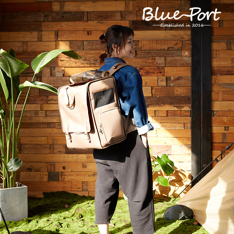 【海棠同款】blueport宠物外出双肩背包犬猫通用猫包大容量透气