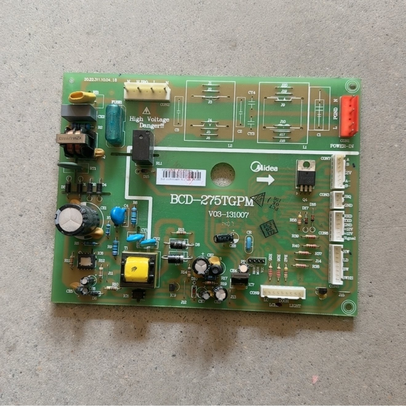 适用美的冰箱BCD-275TGPM-C 50230101007M 主板 主控板 电源板,电子元器件市场,PCB电路板/印刷线路板,淘宝优惠券,粉丝福利购,淘宝优惠卷