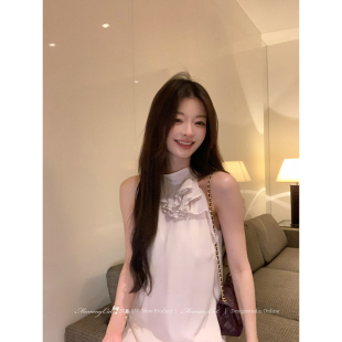 新品 Mummy 曼塔初吻 下蛋喵 100人丝玫瑰花荷叶边连衣裙 Cat