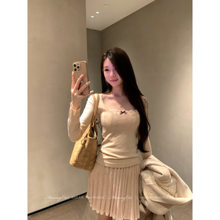 新品 原野斯嘉丽 秋冬30绵羊毛百搭针织百褶裙 Cat下蛋喵 Mummy