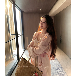 MummyCat下蛋喵【云朵慕斯】新品绵羊毛中长款针织毛衣开衫外套