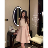 Mummy 蕾丝拼接优雅千金礼服连衣裙 26新品 Cat下蛋喵 樱花礼