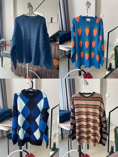 Muro D叔家周年回馈二弹特价孤品针织毛衣男女同款韩国制复古米奇