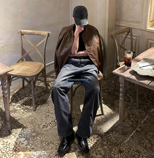 韩国小众设计 Wave Denim复古时装 Muro 牛仔裤 S23 四季