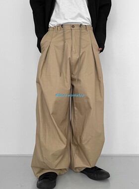 Muro A/W22 男女同款 秋季新品小众inward pin tuck 时髦气球裤
